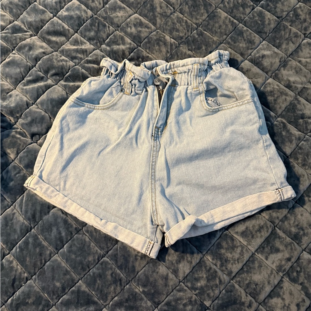 Light Blue Denim Women's Shorts